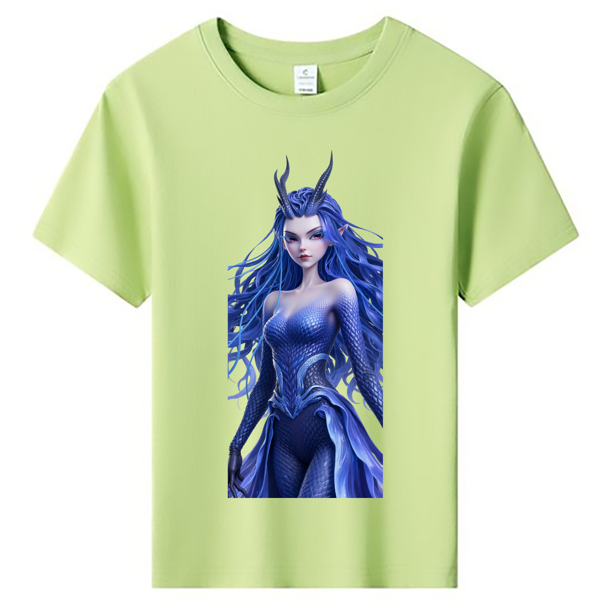 （画像用） Ne Zha 2 ナタ 魔童の大暴れ 綿100％キッズTシャツ（フロントプリント）